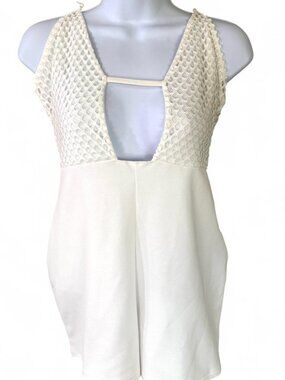 Missguided White Cut-Out Mini Bodycon Romper 8